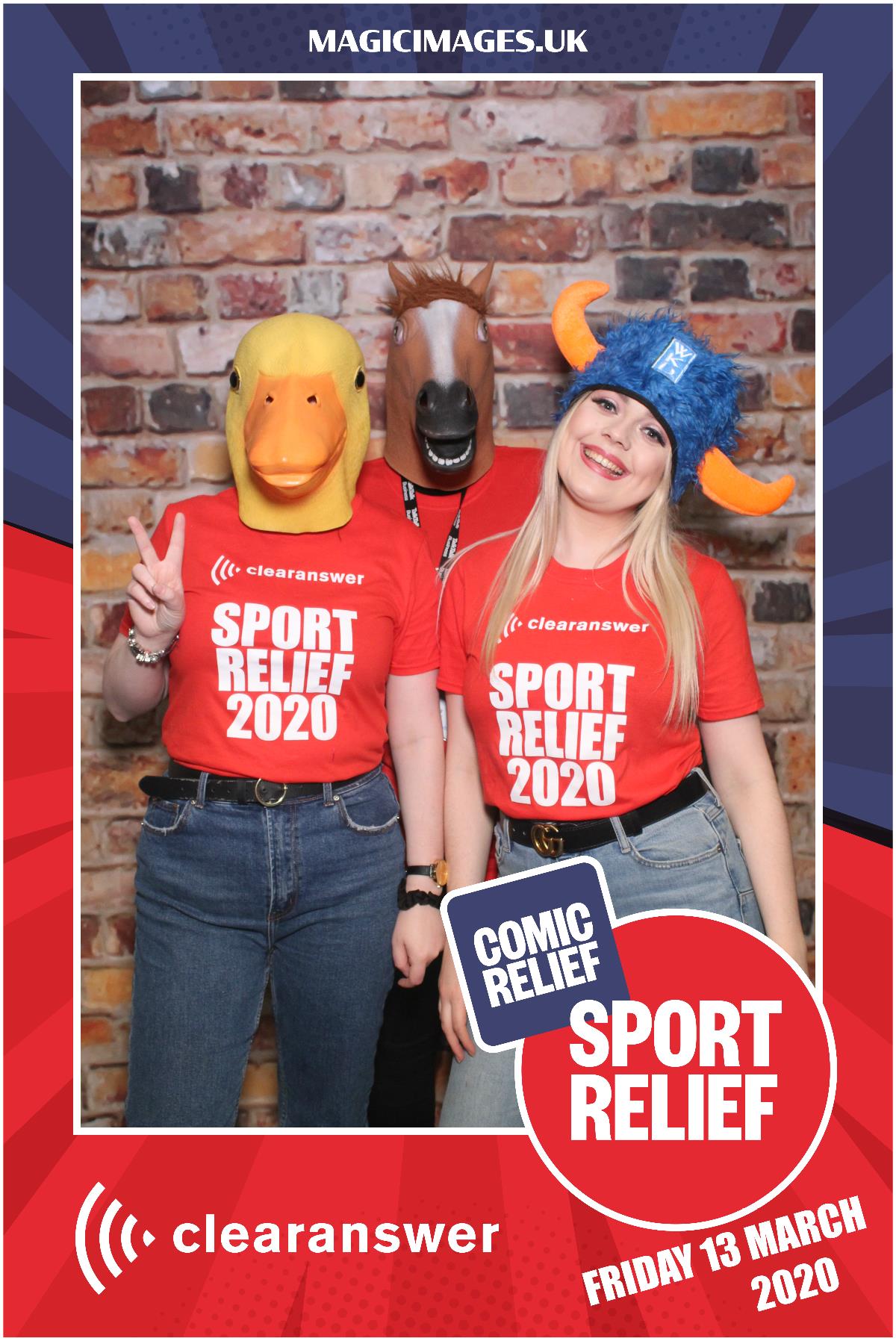 Clear Answer Sport Relief | View more photos from the event at gallery.magicimages.uk/u/MagicImages/Clear-Answer-Sport-Relief